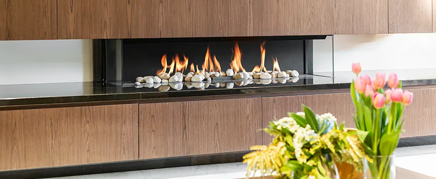 Double-height Fireplace Design Refurbishment in Fairview Heights, Illinois
